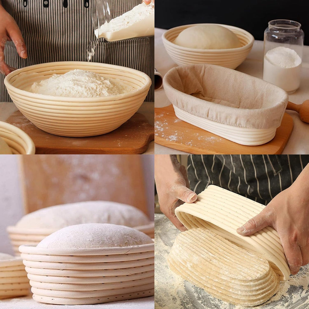 Rattan Bread Basket - 2 Pieces