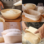 Rattan Bread Basket - 2 Pieces