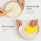 Handmade Eco-Friendly Banneton Proofing Basket & Sourdough Starter Kit