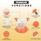 3-Layer Chicken & Meat Shredder (With Cleaning Brush & Tongs & Ergonomic Handle)