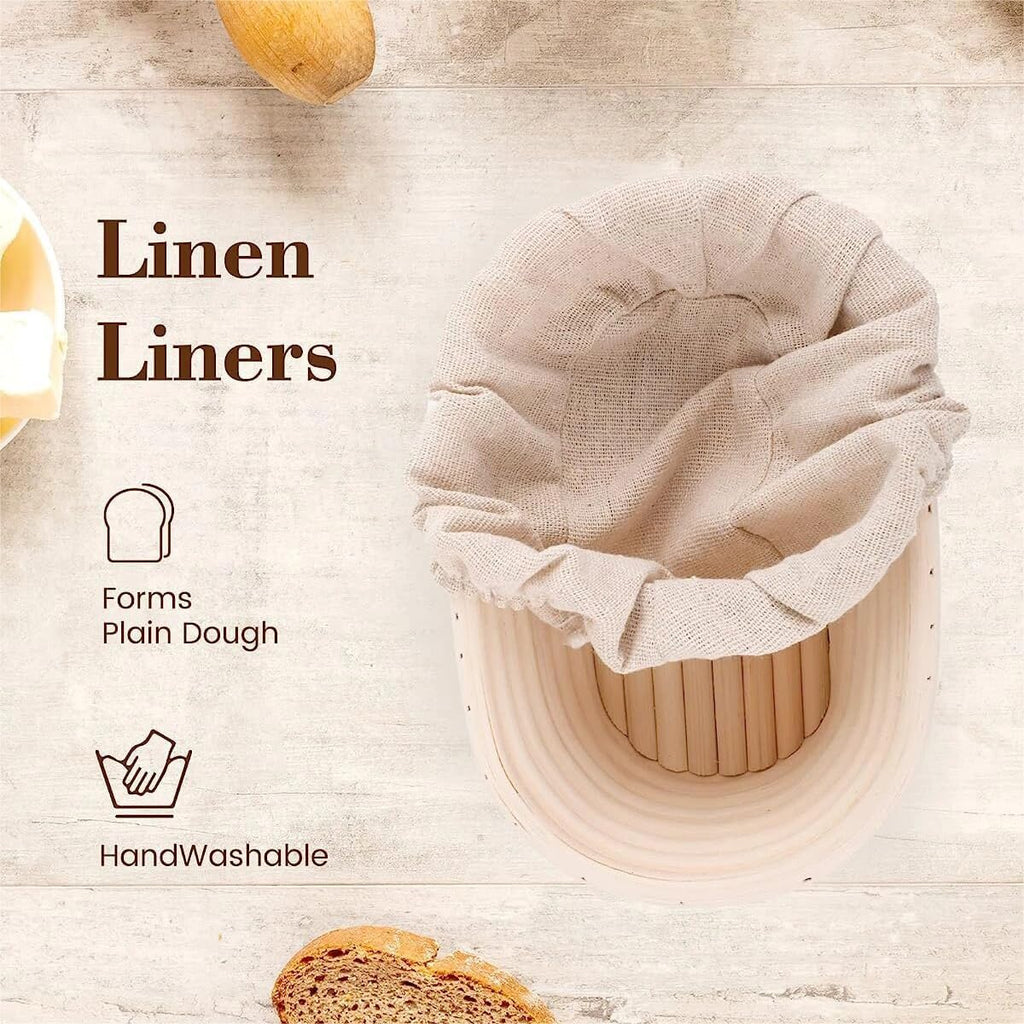 Rattan Bread Basket - 2 Pieces