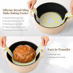 Handmade Eco-Friendly Banneton Proofing Basket & Sourdough Starter Kit