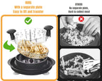 3-Layer Chicken & Meat Shredder (With Cleaning Brush & Tongs & Ergonomic Handle)