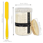 1L Borosilicate Glass Sourdough Starter Kit