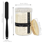 1L Borosilicate Glass Sourdough Starter Kit
