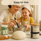 1L Borosilicate Glass Sourdough Starter Kit