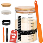 1L Borosilicate Glass Sourdough Starter Kit