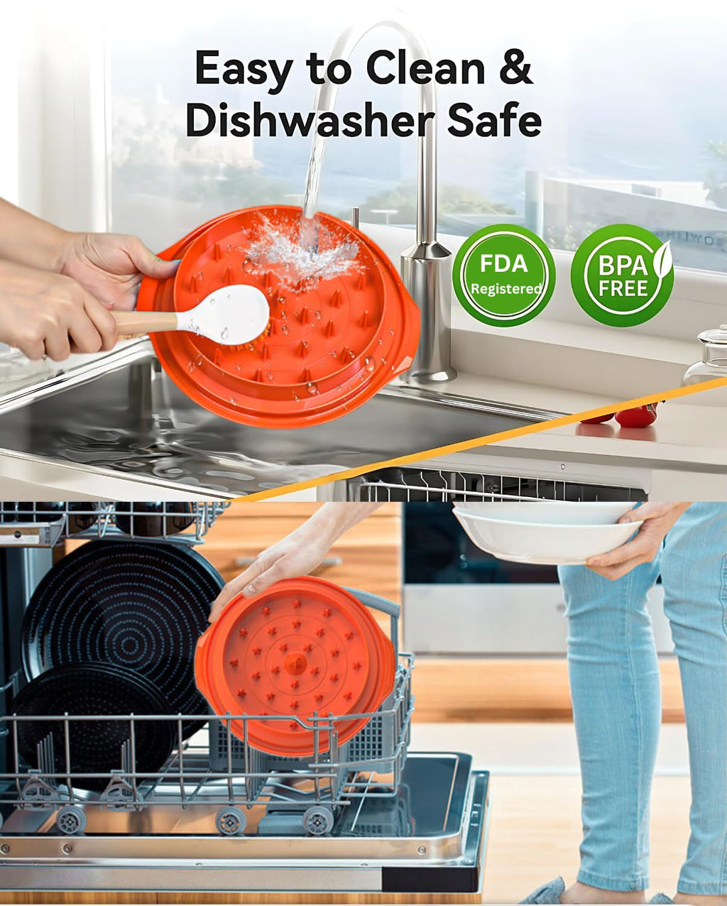 3-Layer Chicken & Meat Shredder (With Cleaning Brush & Tongs & Ergonomic Handle)