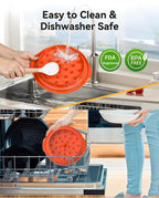 3-Layer Chicken & Meat Shredder (With Cleaning Brush & Tongs & Ergonomic Handle)
