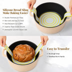 Handmade Eco-Friendly Banneton Proofing Basket & Sourdough Starter Kit