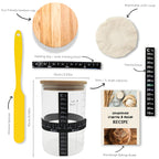 1L Borosilicate Glass Sourdough Starter Kit