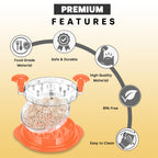 3-Layer Chicken & Meat Shredder (With Cleaning Brush & Tongs & Ergonomic Handle)