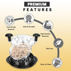 3-Layer Chicken & Meat Shredder (With Cleaning Brush & Tongs & Ergonomic Handle)