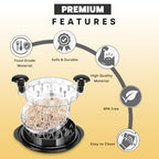 3-Layer Chicken & Meat Shredder (With Cleaning Brush & Tongs & Ergonomic Handle)